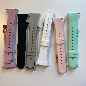 Mix & Match Comfort – Set of 6 Versa-Compatible (Versa 2 ou Lite) Watch Bands